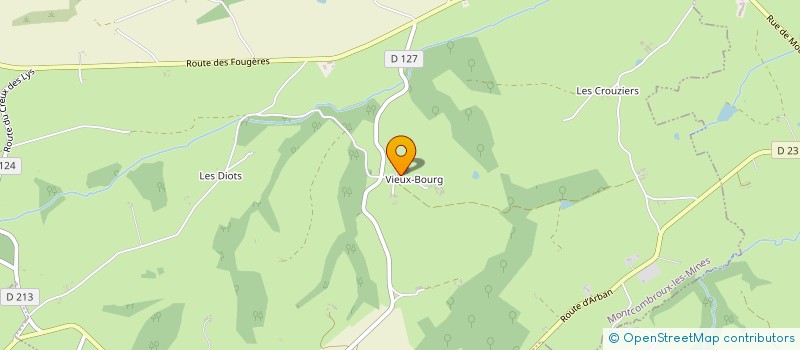 localisation de l'entreprise PARC MONTCOMBROUX à MONTCOMBROUX-LES-MINES
