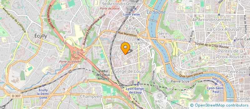 localisation de l'entreprise PARC MONTEL  LYON