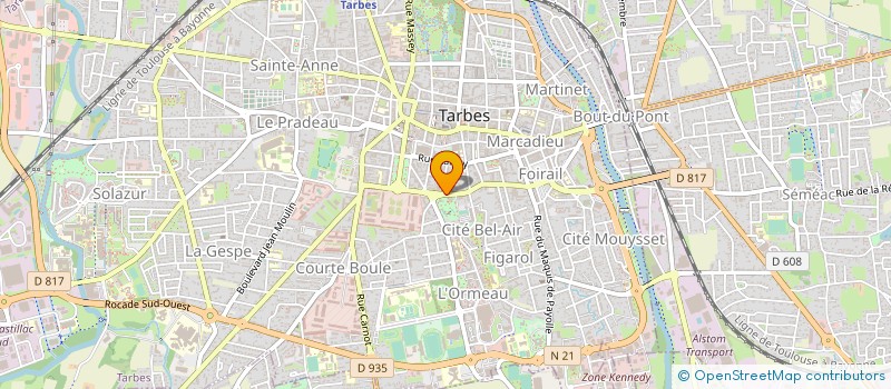 localisation de l'entreprise PARC NATIONAL DES PYRENEES  TARBES