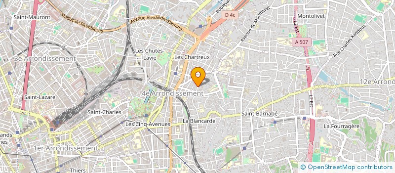 localisation de l'entreprise PARC OLIVETTES à MARSEILLE