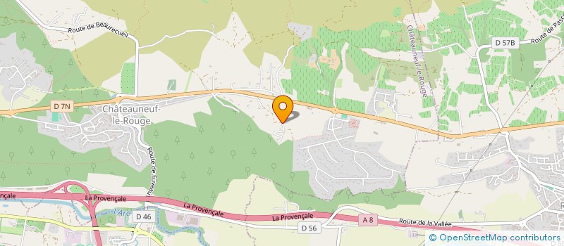 localisation de l'entreprise PARC PAYSAGER LA VALLEE DES ESPACES  CHATEAUNEUF-LE-ROUGE