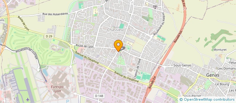 localisation de l'entreprise PARC RESIDENTIEL D'ALBINIACUS  CHASSIEU