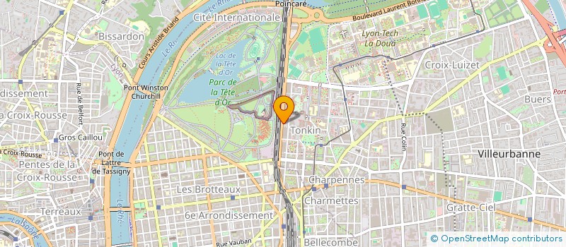 localisation de l'entreprise PARC SAINT JEAN  VILLEURBANNE