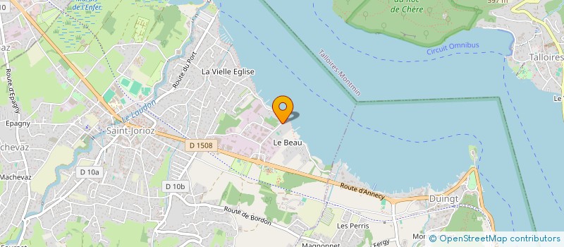 localisation de l'entreprise PARC SAINT JORE  SAINT-JORIOZ