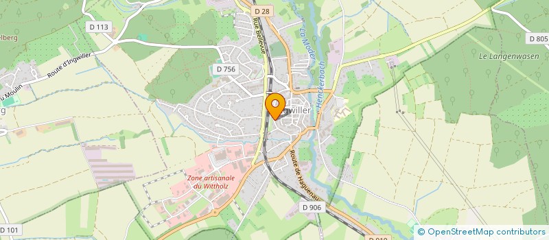 localisation de l'entreprise PARC SOLAIRE 2  WEINBOURG