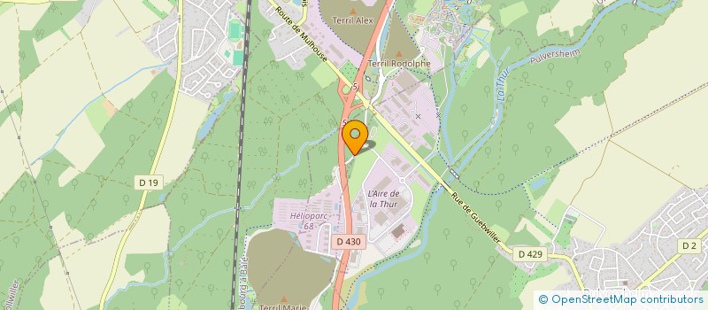 localisation de l'entreprise PARC SOLAIRE ALEX  UNGERSHEIM