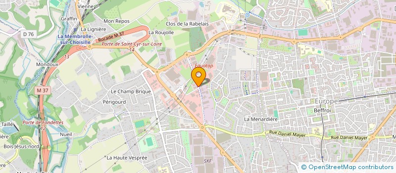 localisation de l'entreprise PARC SOLAIRE DE CARTHAGE  SAINT-CYR-SUR-LOIRE