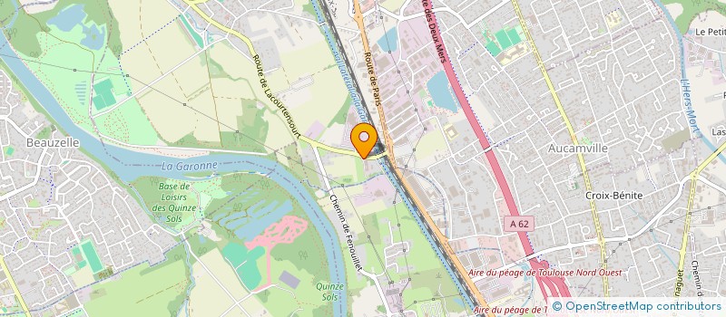 localisation de l'entreprise PARC SOLAIRE DE CASTELCAILLOU  FENOUILLET