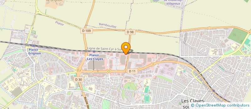 localisation de l'entreprise PARC SOLAIRE DE LANGERON SAS  PLAISIR