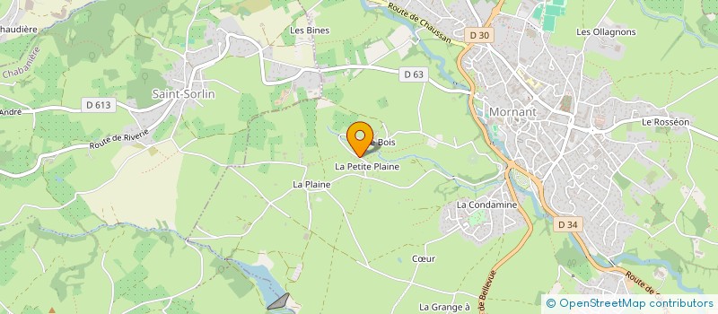 localisation de l'entreprise PARC ST CHARLES  MORNANT