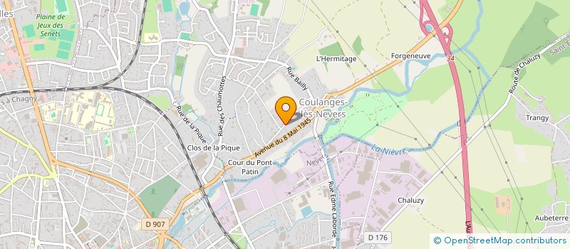 localisation de l'entreprise PARC ST LEGER CTRE ART CONTEMP NIVERNAIS à COULANGES-LES-NEVERS