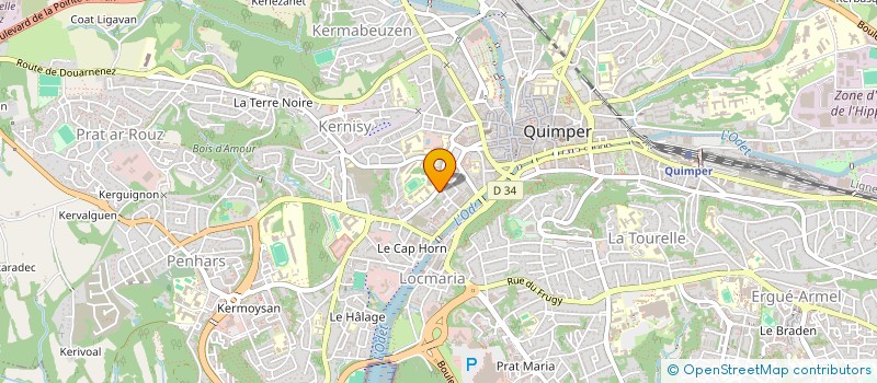 localisation de l'entreprise PARC VEIL AEL à QUIMPER