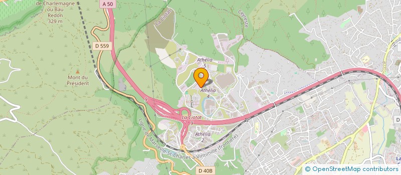 localisation de l'entreprise PARC VICTORIA LES ULIS  LA CIOTAT