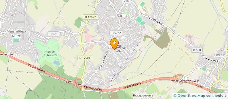 localisation de l'entreprise PARCE QU'ON SCENE à BARLIN