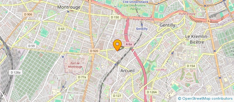 localisation de l'entreprise PARCEL SERVICES EXPRESS à ARCUEIL