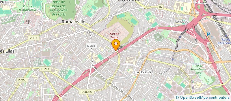 localisation de l'entreprise PARCEL TRANS à MONTREUIL