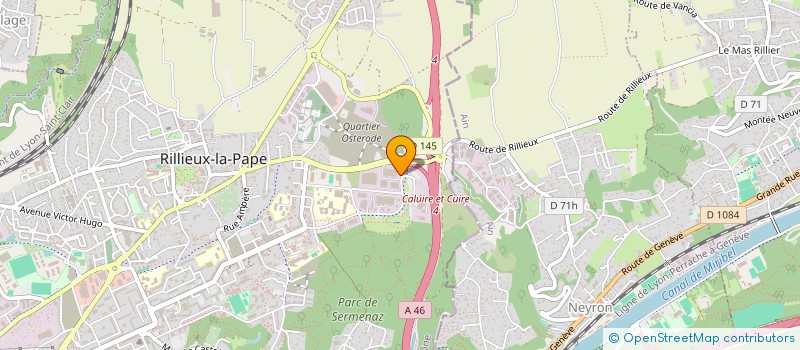 localisation de l'entreprise PARCELIS  RILLIEUX-LA-PAPE