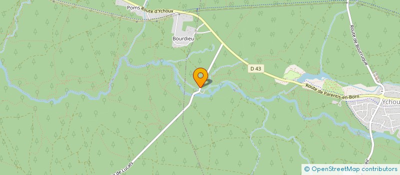 localisation de l'entreprise PARCELLE R  YCHOUX