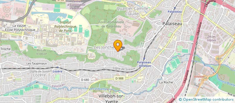 localisation de l'entreprise PARCELLIUM  PALAISEAU