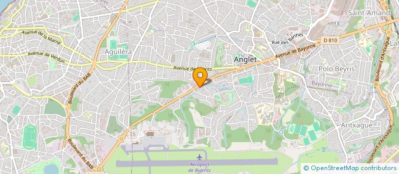 localisation de l'entreprise PARCEROS  ANGLET