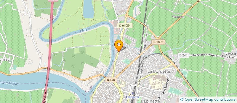 localisation de l'entreprise PARCEVAUX IMMOBILIER à LIBOURNE