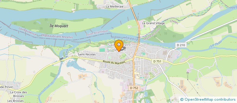 localisation de l'entreprise PARCHEMIN CONTEMPORAIN à MAUGES-SUR-LOIRE