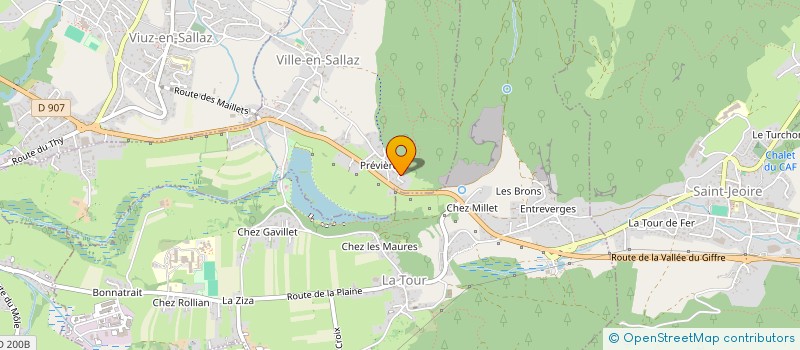 localisation de l'entreprise PARCHET OLIVIER  VIUZ-EN-SALLAZ