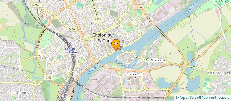 localisation de l'entreprise PARCHIMMO à CHALON-SUR-SAONE