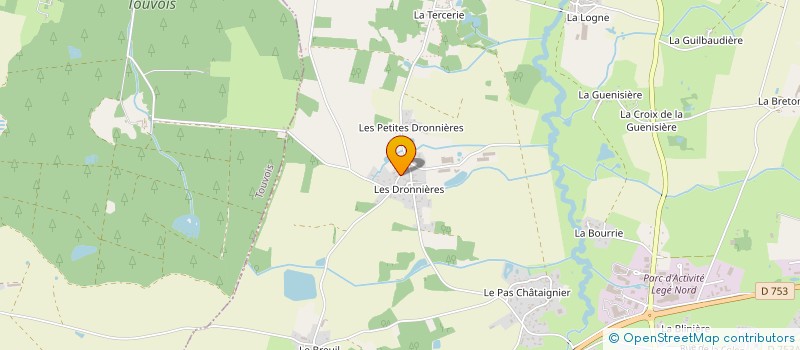 localisation de l'entreprise PARCHOISY  LEGE