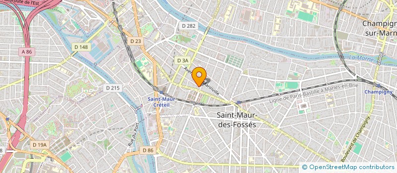 localisation de l'entreprise PARCHŒUR à SAINT-MAUR-DES-FOSSES