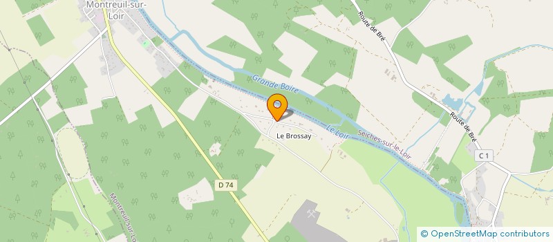 localisation de l'entreprise PARCO ET CIE  MONTREUIL-SUR-LOIR