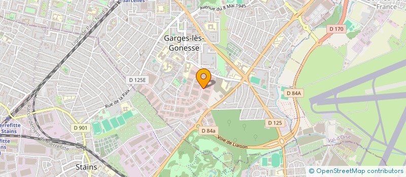 localisation de l'entreprise PARCOLUX  GARGES-LES-GONESSE