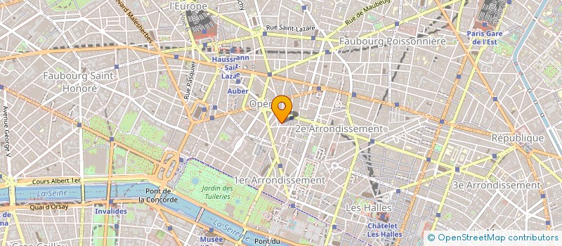 localisation de l'entreprise PARCOME PARIS à PARIS