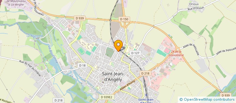 localisation de l'entreprise PARCOURS 17  SAINT-JEAN-D'ANGELY