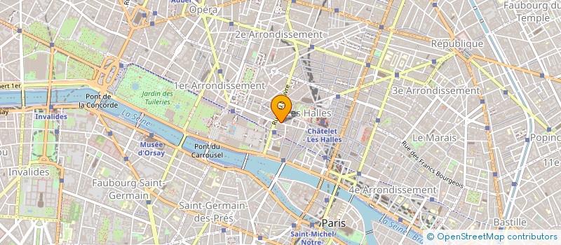localisation de l'entreprise PARCOURS à PARIS