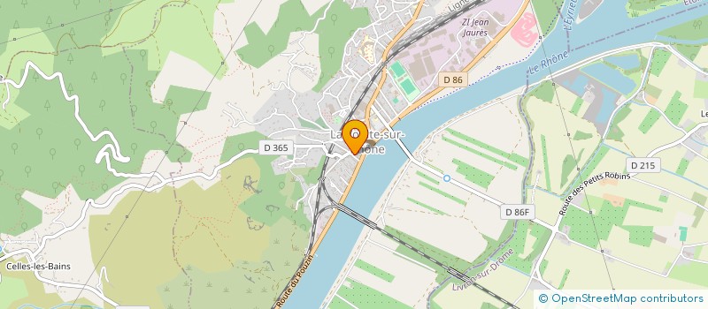 localisation de l'entreprise PARCOURS  LA VOULTE-SUR-RHONE