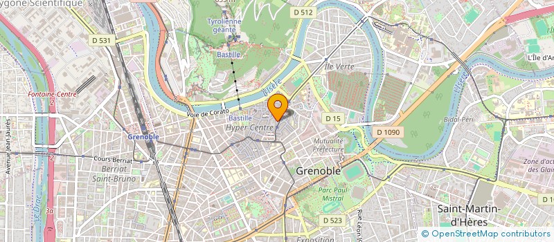 localisation de l'entreprise PARCOURS  GRENOBLE