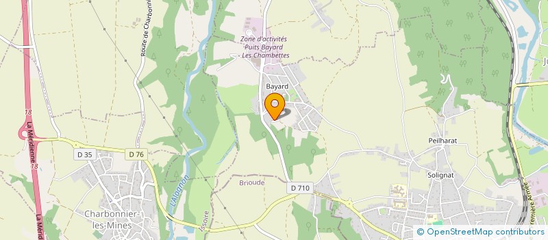 localisation de l'entreprise PARCOURS  AUZAT-LA-COMBELLE