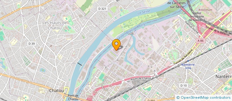 localisation de l'entreprise PARCOURS BORDEAUX  NANTERRE