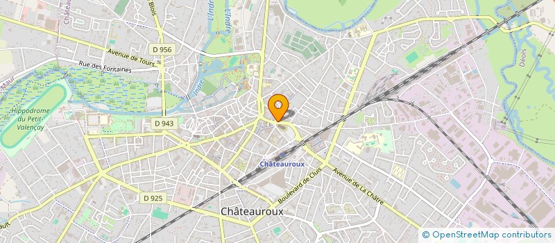 localisation de l'entreprise PARCOURS CLIENT CONSEIL à CHATEAUROUX