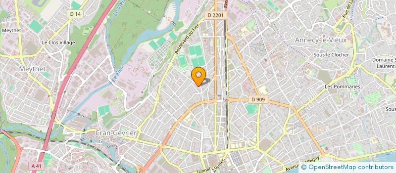 localisation de l'entreprise PARCOURS COMMUNICAT FORMAT DEVELOP PERSO à ANNECY