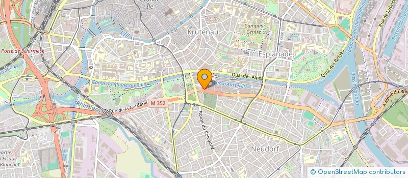 localisation de l'entreprise PARCOURS CONFIANCE GRAND EST EUROPE à STRASBOURG