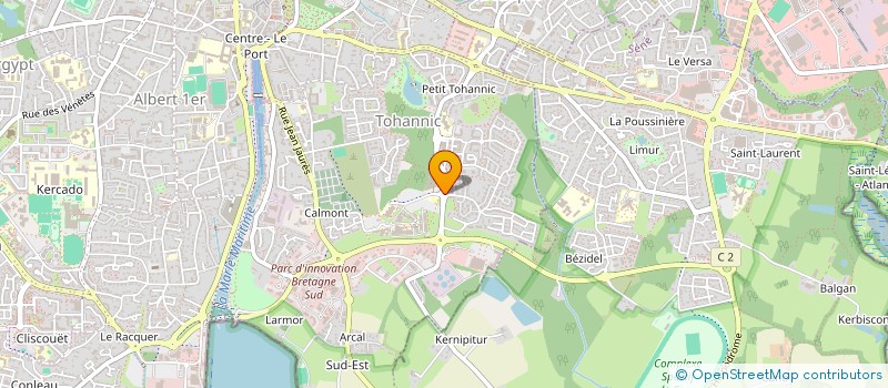 localisation de l'entreprise PARCOURS D'EXCELLENCE ET DE PERSEVERANCE SCOLAIRE DU RESEAU DES ETABLISSEMENTS AGRICOLE PRIVES DU CNEAP BRETAGNE à VANNES