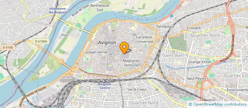 localisation de l'entreprise PARCOURS DE L ART à AVIGNON