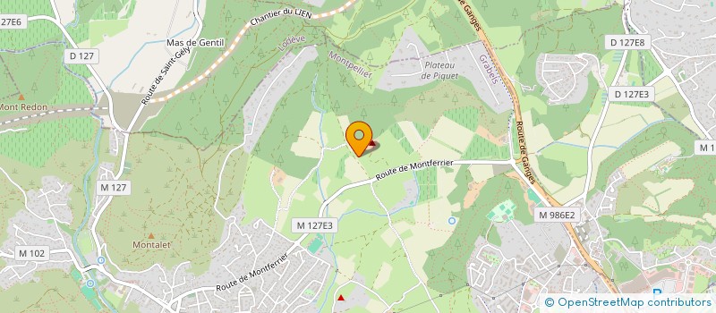 localisation de l'entreprise PARCOURS DE PECHE PLEIN AIR à GRABELS