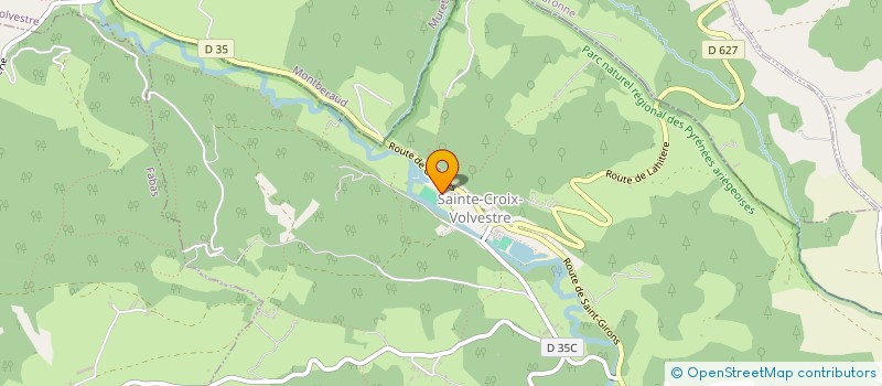 localisation de l'entreprise PARCOURS DE SANTE EN VOLVESTRE PARSANVOL à SAINTE-CROIX-VOLVESTRE