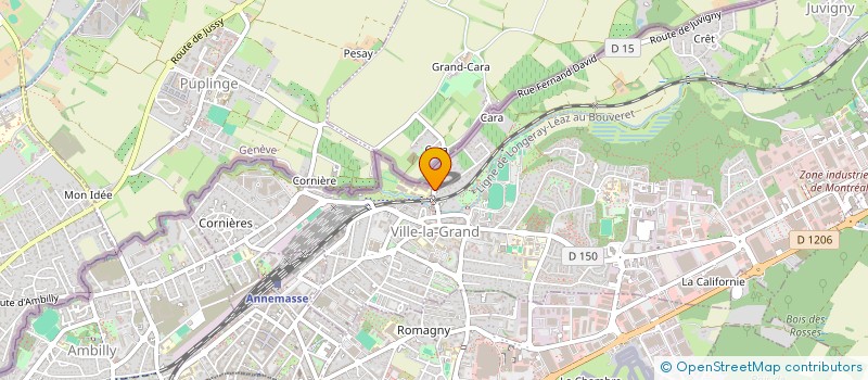 localisation de l'entreprise PARCOURS DU MUR DE LA FRONTIERE à VILLE-LA-GRAND