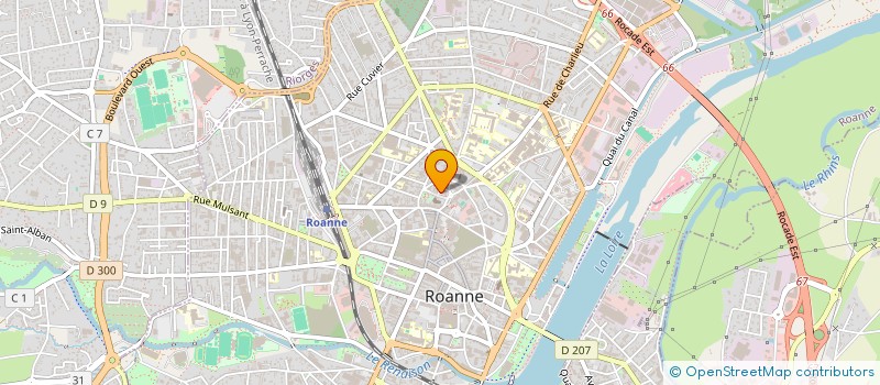 localisation de l'entreprise PARCOURS EN PATRIMOINE  ROANNE