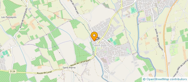 localisation de l'entreprise PARCOURS GAGNANTS à SAINT-JUST