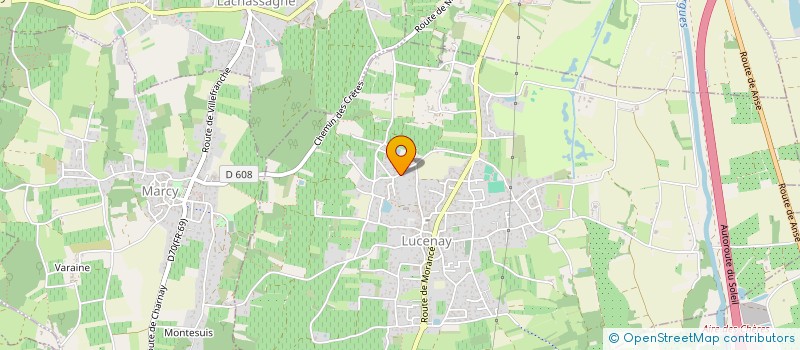 localisation de l'entreprise PARCOURS - HABITAT à LUCENAY